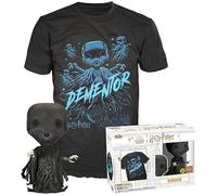 Funko Pop! & Tee: Harry Potter - Dementor - Pailleté - Small - (S) - T-Shirt - Vêtements avec Une Figurine en Vinyle à Collectionner - Idée de Cadeau - Jouets et Top à Manches Courtes Les Hommes