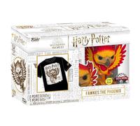 Funko Pop! & Tee: Harry Potter - Patronus DD - Large - (L) - T-Shirt - Vêtements avec Une Figurine en Vinyle à Collectionner - Idée de Cadeau - Jouets et Top à Manches Courtes pour Les Adultes