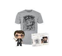 Funko T-shirt Harry Potter velours avec figurine Funko Pop en vinyle Small (S)