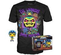 Funko Pop! & Tee: Motu - Evil Lyn - Brille dans Le Noir - Large - (L) - Masters of The Universe - T-Shirt - Vêtements avec Une Figurine en Vinyle à Collectionner - Idée de Cadeau pour Les Adultes