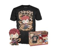 Funko Pop! & Tee: Naruto - Gaara - Brille dans Le Noir - M - Naruto Shippuden - T-Shirt - Vêtements avec Une Figurine en Vinyle à Collectionner - Idée de Cadeau - Jouets et Top à Manches Courtes