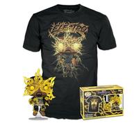 Funko Pop! & Tee: Spider-Man: NWH - Electro - Brille dans Le Noir - Medium - Marvel - T-Shirt - Vêtements avec Une Figurine en Vinyle à Collectionner - Idée de Cadeau pour Les Adultes Les Hommes