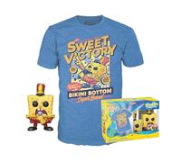 Funko Pop! & Tee: Spongebob - BandLDR - Large - (L) - Spongebob Squarepants - T-Shirt - Vêtements avec Une Figurine en Vinyle à Collectionner - Idée de Cadeau - Jouets et Top à Manches Courtes