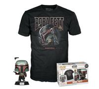 Funko Pop! & Tee: Tar Wars - Boba Fett - Small - (S) - Star Wars - T-Shirt - Vêtements avec Une Figurine en Vinyle à Collectionner - Idée de Cadeau - Jouets et Top à Manches Courtes pour Les Adultes