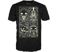 Funko Pop! Tee: The Nightmare Before Christmas - Tarot Card - (AD Tee) - XL - T-Shirt - Vêtements - Idée de à Manches Courtes pour Les Adultes Les Hommes et Les Femmes - Movies Fans