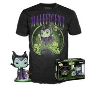 Funko Pop! & Tee: Villains - Maleficent - Diamant Pailleté - M - Medium - Disney - T-Shirt - Vêtements avec Une Figurine en Vinyle à Collectionner - Idée de Cadeau - Jouets et Top à Manches Courtes