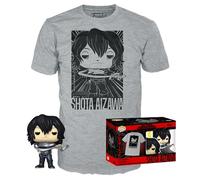Funko Pop! & Tee: Y Hero Academia - Shota Aizawa - Medium - My Hero Academia - T-Shirt - Vêtements avec Une Figurine en Vinyle à Collectionner - Idée de Cadeau - Jouets et Top à Manches Courtes