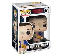 Funko Pop Television: Stranger Things - Eleven - (Eggos) - 1/6 Odds for Rare Chase Variant - Eleven- Collectible Vinyl Figure - Gift Idea - Official Products - TV Fans