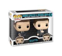Funko Pop! Television: Suits-Harvey Spector & Michael 2 Pack - Figurine en Vinyle à Collectionner - Idée de Cadeau - Produits Officiels - Jouets pour Les Enfants et Adultes - TV Fans