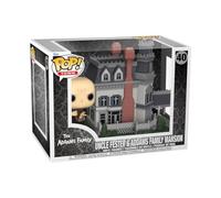 Funko Pop! Town: AFC - Addams Home with Uncle Fester - Addams Family Classic TV - Figurine en Vinyle à Collectionner - Idée de Cadeau - Produits Officiels - Jouets pour Les Enfants et Adultes