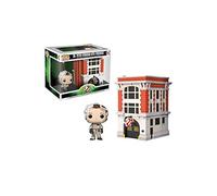 Funko Pop! Town: Ghostbusters-Dr. Peter Venkman with House - Figurine en Vinyle à Collectionner - Idée de Cadeau - Produits Officiels - Jouets pour Les Enfants et Adultes - Movies Fans