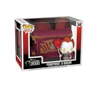 Funko Pop! Town: Welcome to Derry - Pennywise & Wagon - Figurine en Vinyle à Collectionner - Idée de Cadeau - Produits Officiels - TV Fans