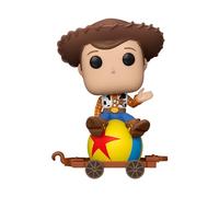 Funko Pop! Trains: Disney 100 - Woody - Disney Pixar: Toy Story - Exclusivité Amazon - Figurine en Vinyle à Collectionner - Idée de Cadeau - Produits Officiels - Jouets pour Les Enfants et Adultes