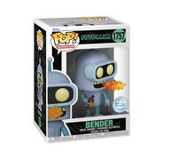Funko Pop! TV: Futurama - Bender - 1 Chance sur 6 D'avoir Une Variante Rare Chase - Brille dans Le Noir - Figurine en Vinyle à Collectionner - Idée de Cadeau - Produits Officiels - TV Fans