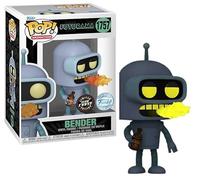 Funko Pop! TV | Futurama Bender Chase | Édition Chase exclusive et limitée | Figurine en vinyle à collectionner Série Animation