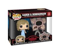 Funko Pop! TV: Netflix Stranger Things - Karen & Demogorgon - 2 Pack | Goodies Officiels - Figurine Vinyle à Collectionner et Déco Étagère - Idée Cadeau Anniversaire pour Fans et Collectionneurs