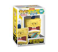 Funko Pop! TV: Spongebob Squarepants 25th - Spongebob Squarepants w/Pizza - Figurine en Vinyle à Collectionner - Idée de Cadeau - Produits Officiels - Jouets pour Les Enfants et Adultes - TV Fans