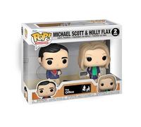 Funko - Pack 2 figurines Pop! The Office - Michael Scott & Holly Flax - Vinyle Multicolore