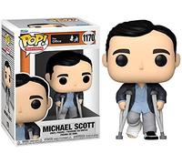 Funko Pop! TV: The Office - Michael Scott Standing with Crutches - Figurine en Vinyle à Collectionner - Idée de Cadeau - Produits Officiels - Jouets pour Les Enfants et Adultes - TV Fans