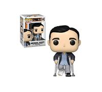 Funko Pop! TV: The Office - Michael Scott Standing with Crutches - Figurine en Vinyle à Collectionner - Idée de Cadeau - Produits Officiels - Jouets pour Les Enfants et Adultes - TV Fans