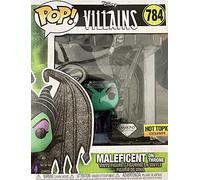 Funko Pop Villians Maléfique sur Le trône Paillettes Diamant Hot Topic Exclusive, Vert, défaut Taille