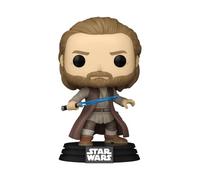Funko Pop! Vinyl: Obi-Wan Kenobi Battle Pose - Jasper - Star Wars- Figurine en Vinyle à Collectionner - Idée de Cadeau - Produits Officiels - Jouets pour Les Enfants et Adultes - TV Fans