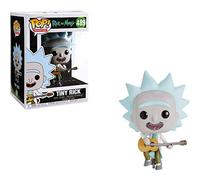 Funko Pop! Vinyl: Rick Sanchez & Morty: Tiny Rick Sanchez with Guitar - Morty, Multi - Rick and Morty - Figurine en Vinyle à Collectionner - Idée de Cadeau - Produits Officiels - TV Fans