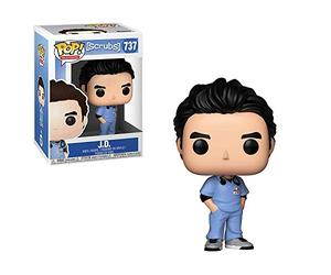 Funko POP! Vinyl: Television: Scrubs: J.D, Multi - John Michael "J.D." Dorian - Figurine en Vinyle à Collectionner - Idée de Cadeau - Produits Officiels - Jouets pour les Enfants et Adultes - TV Fans