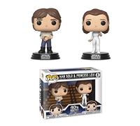 Funko Pop! Vinyl Wars-2 Pack Star Wars 2 Pack Han Solo & Leia - Figurine en Vinyle à Collectionner - Idée de Cadeau - Produits Officiels - Jouets pour Les Enfants et Adultes - Movies Fans