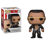Funko Pop! Vinyl WWE The Rock Old School Figure, Multi - Dwayne "The Rock" Johnson - Figurine en Vinyle à Collectionner - Idée de Cadeau - Produits Officiels - Jouets pour les Enfants et Adultes