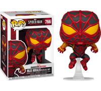 Funko – Figurine Pop Vinyle – Marvel Spider-Man Miles Morales S.T.R.i.k.e. Suit – 9,5 cm