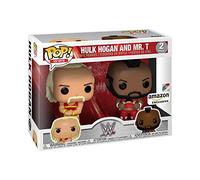 Funko Pop! WWE: 2 Pack Hulk Hogan & Mr. T - Exclusivité Amazon - Figurine en Vinyle à Collectionner - Idée de Cadeau - Produits Officiels - Jouets pour Les Enfants et Adultes - Sports Fans