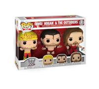 Funko Pop! WWE: Hulk Hogan & Outsiders 3PK - Figurine en Vinyle à Collectionner - Idée de Cadeau - Produits Officiels - Jouets pour Les Enfants et Adultes - Sports Fans