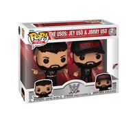 Funko Pop! WWE: Jey USO - (USO Bros) Brothers 2PK - Figurine en Vinyle à Collectionner - Idée de Cadeau - Produits Officiels - Jouets pour Les Enfants et Adultes - Sports Fans
