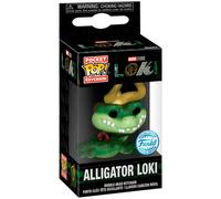 Funko Porte-clés Pop! Marvel Loki Alligator Loki – Mini-figurine vinyle officielle