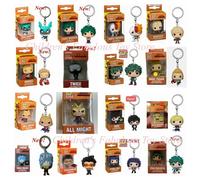 Funko - porte-clés de poche My Hero Academia, jouet Eraserhead Deku Shoto Todoroki Jiro All Might Bakugo Shota Dabi, jouets figurines d'action 11