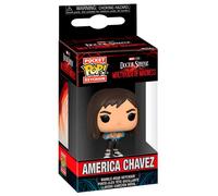 Funko - Porte-clés Pop! - America Chavez & Doctor Strange - Mini-figurines vinyle officielles