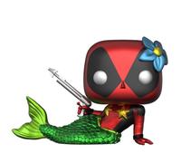 Funko Pop! Deadpool Marvel Mermaid With Tee Multicolore L Enfants