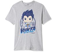 Funko Pop! Dragon Ball Z And Short Sleeve T-shirt Vegeta Gris M