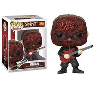 Funko Slipknot Wave 2 + Pop Protector Figurine en vinyle Pop ! Rocks (coffret cadeau livré avec boîte de protection ToyBop Brand Box Protector Collector Case) (VMan avec masque et guitare #380/67440)