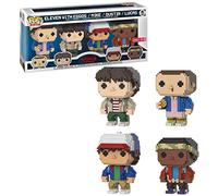 Funko Figurines Pop Stranger Things 8-Bit – Pack de 4 (Eleven, Mike, Dustin, Lucas)