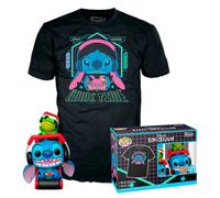 Funko T-shirt à Manches Courtes Disney Stitch Gamer With Frog
