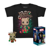 Funko T-shirt à Manches Courtes Groot Les Gardiens De La Galaxie