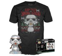 Funko T-shirt à Manches Courtes Stormtrooper Christmas
