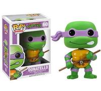 Funko TMNT 1987 Série 1 + Pop Protector : Teenage Mutant Ninja Turtles Pop TV Figurine en vinyle (avec étui de protection ToyBop Box Protector Collector Case) (Donatello avec bâton Bo #60/3344)