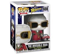Funko Universal Monsters 608 The Invisible Man Figure + Pop Protector
