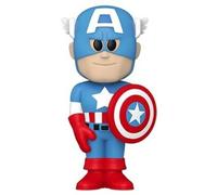 Funko Vinyl Soda: Marvel- Captain America (Styles May Vary) [Collectables] Vinyl Figure, Chase Variant