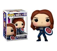 Funko Figurine Pop! Captain Carter – Marvel What If – Vinyle à collectionner – Produit officiel