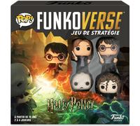 Funko – POP! Funkoverse Jeu de stratégie Harry Potter – 4 figurines (Français)