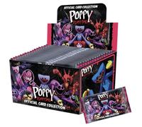 Funky Box Poppy Playtime Cartes à Collectionner, boîte complète de 24 enveloppes avec 120 Cartes au Total, Recherche Les rares dorées et émeraude de Huggy Wuggy et Catnap, pour collectionneurs